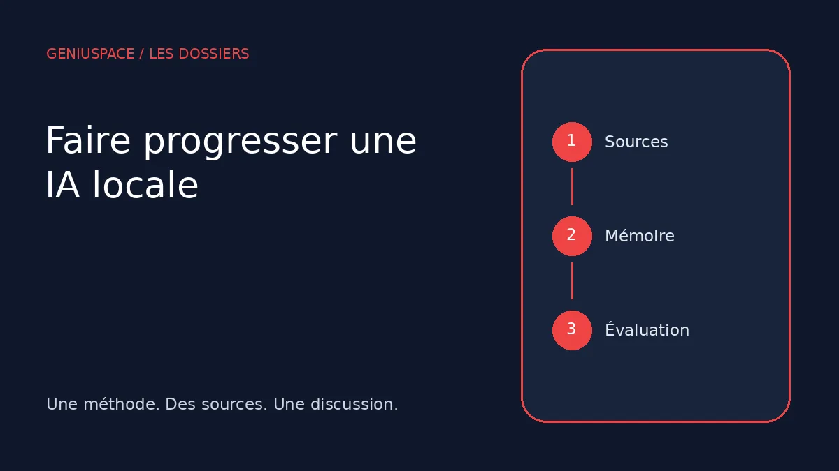 Sources · Mémoire · Évaluation