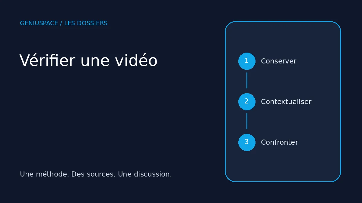 Conserver · Contextualiser · Confronter
